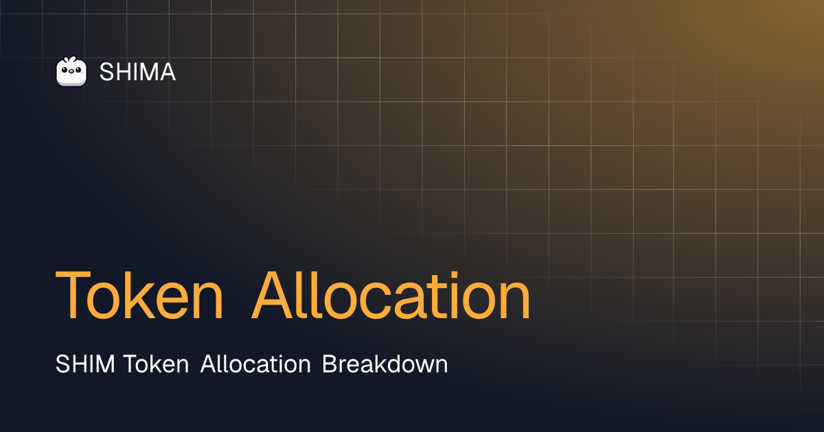 Token Allocation | SHIMA